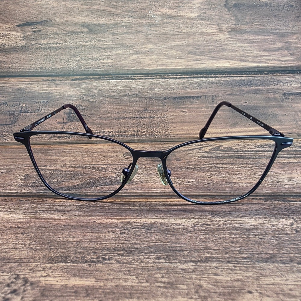 Scott Harris Europa SH-798 C2 Matte Purple Cat Eye Eyeglasses Frames 54-15-140